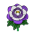 Lila-Papierrosen