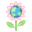 Rosa-Erdenblume