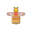 Braun-Sandwichbiene
