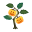 Orange-Glühkürbis
