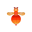Orange-Laternenbiene