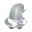 Silber-Hexenhütchen