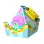 Glitzerglas-Geschenk+
