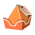 Orange-Geschenk