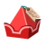Rot-Geschenk