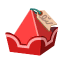 Rot-Geschenk