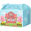 Rosa-Traumhaus-Keks