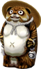 Waschbärenfigur
