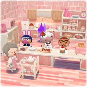 Bonbonrosa-Küche