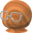 Silberbrille