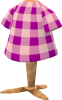 Rosa-Karo-Shirt