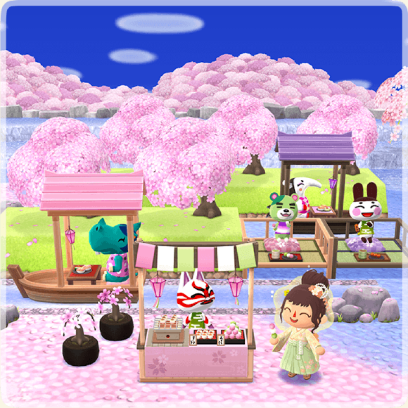 KirschblütenBootsfahrt (Pocket Camp) Animal Crossing Wiki