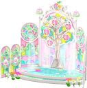 Buntglas-Springbrunnen [Pastell]