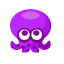 Lila-Oktopus