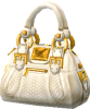 Weiß-Handtasche