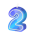 2.-Jubiläumskerze