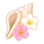 Blütenmuschel