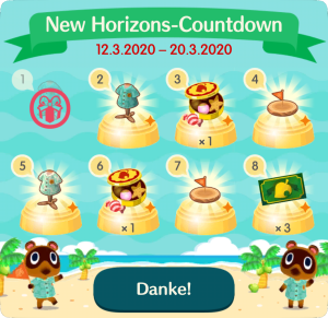 Tagebonus: New Horizons-Countdown