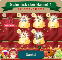 Stempelkarte: Schmück den Baum! 1