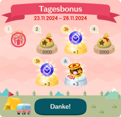 Stempelkarte: Tagesbonus (23.–28.11.24)