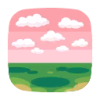Rosa-Frühlingshimmel