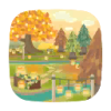Tannen-Herbstwald