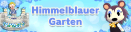 Himmelblauer Garten
