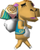 Aziza in Animal Crossing (GameCube)