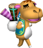Aziza in Animal Crossing: Let's Go to the City