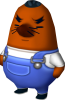 Resetti im BUA in Animal Crossing: Let's Go to the City