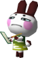 Aki in Animal Crossing (GC)