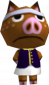 Silvio in Animal Crossing (GC)