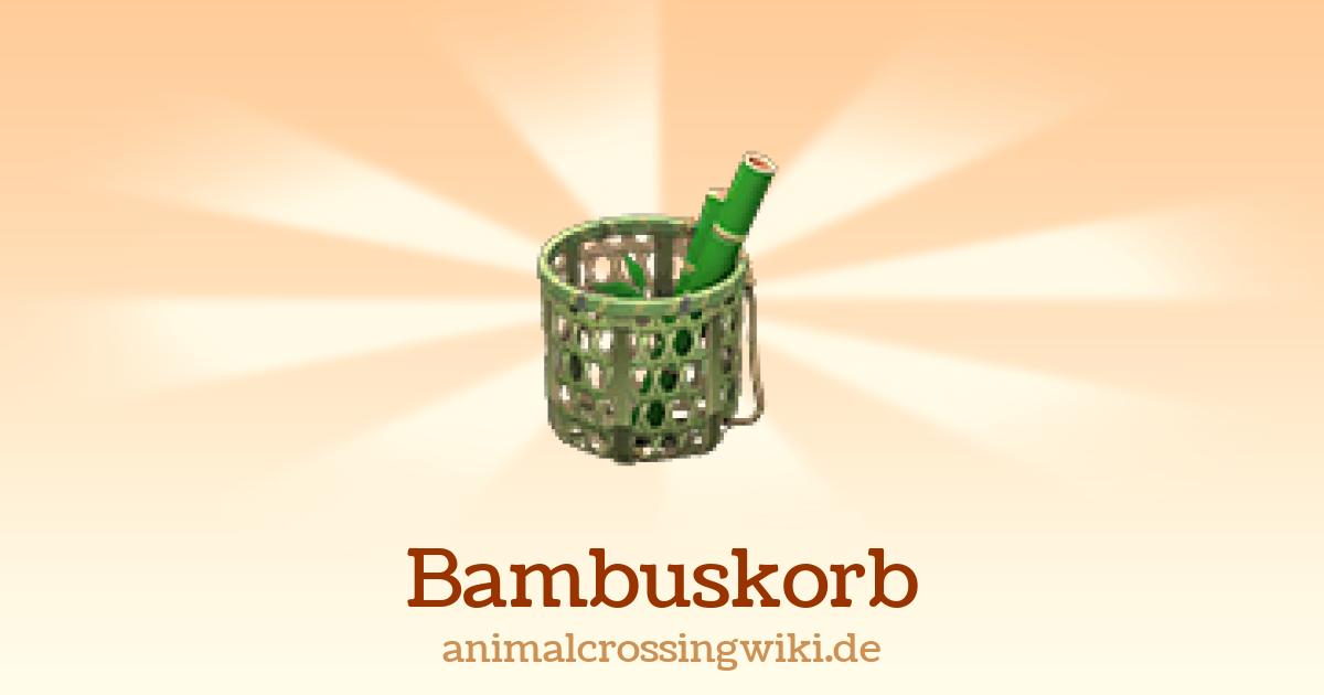 Bambuskorb (New Horizons) - Animal Crossing Wiki