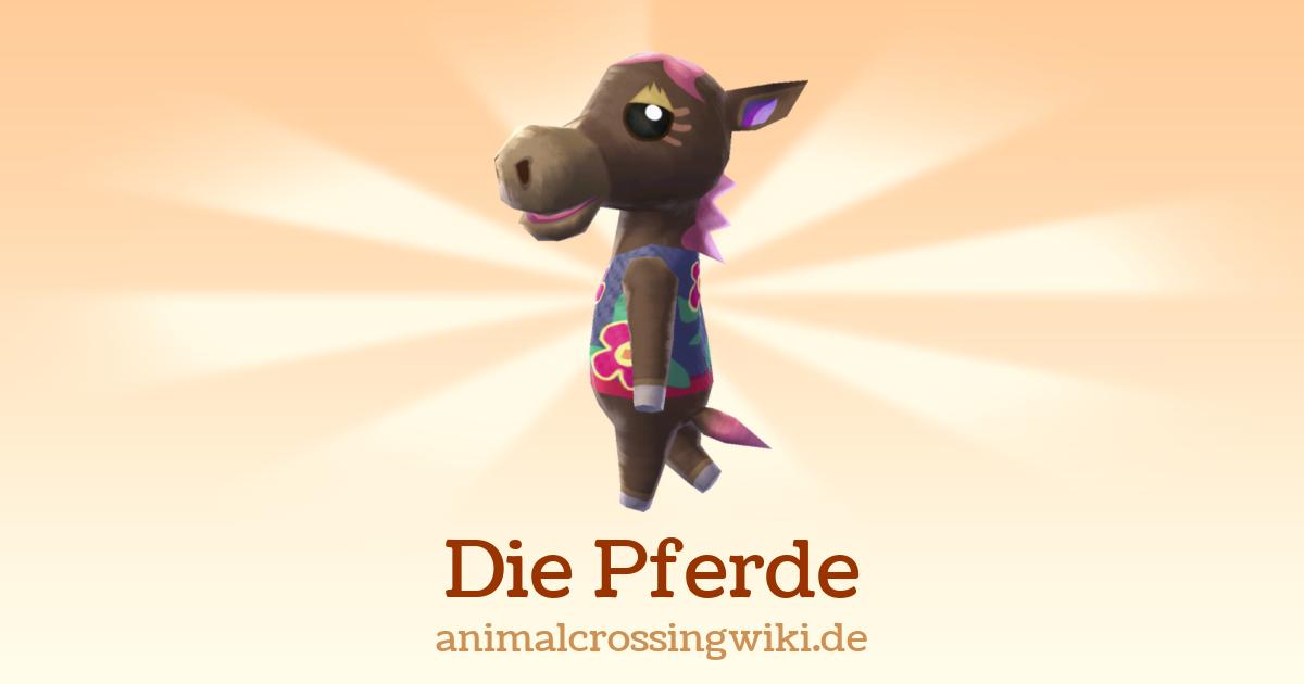 Die Pferde New Leaf Animal Crossing Wiki