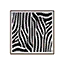 zebra-print rug