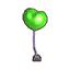 Herzballon (grün)
