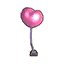 Herzballon (rosa)