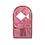 pink fish door