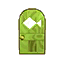 green fish door