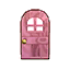 pink classic door