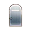 white metal door