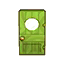 green basic door