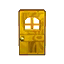 yellow classic door