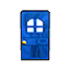 blue classic door
