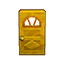 yellow cabin door