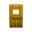 yellow bamboo door