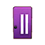 purple modern door
