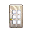 white paneled door