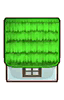 Grün-Reetdach