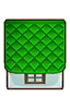 green overlap roof
